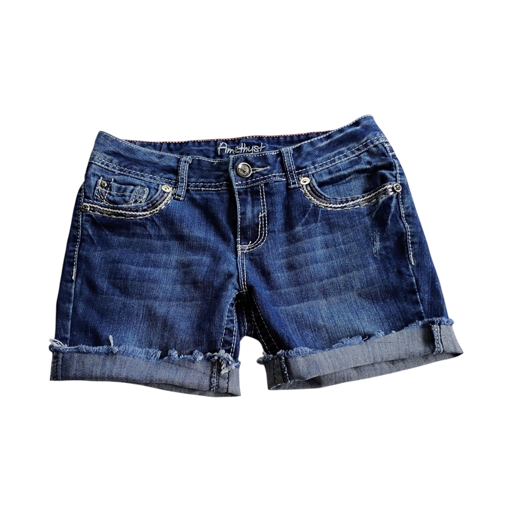 Amethyst Jeans Dark Blue Denim Shorts